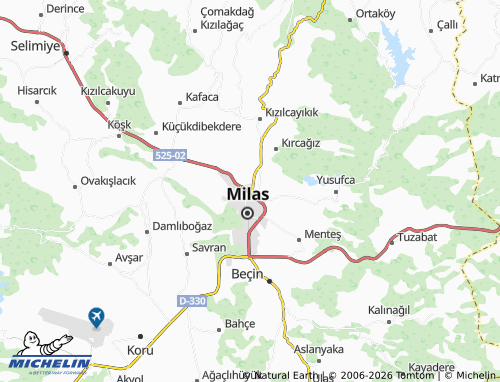 Mappa MICHELIN Güneş - ViaMichelin