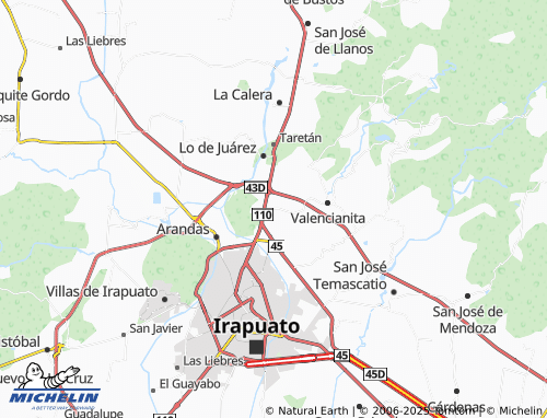MICHELIN El Copal map - ViaMichelin