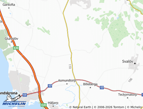 Carte MICHELIN Tågarp - ViaMichelin
