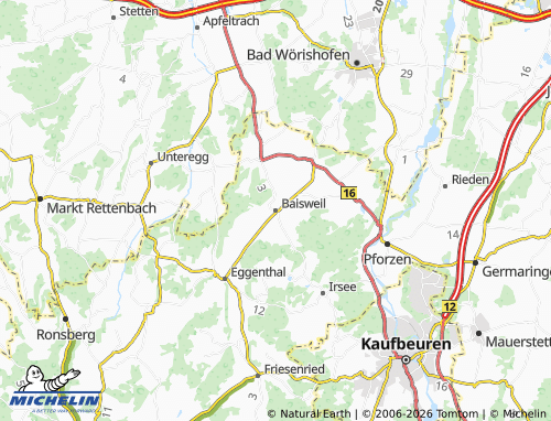 Mappa MICHELIN Baisweil - ViaMichelin