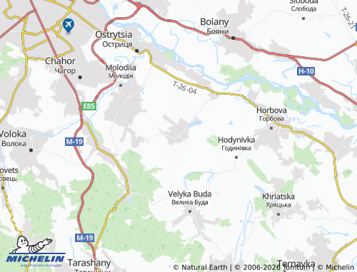 Mappa MICHELIN Lukovytsia - ViaMichelin