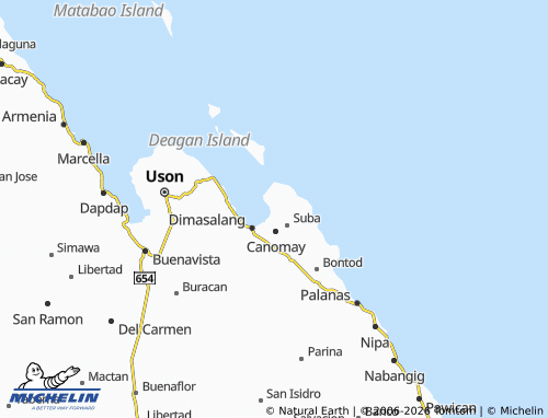 MICHELIN T.R. Yangco map - ViaMichelin