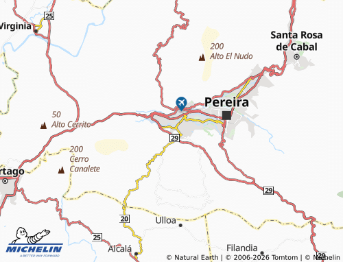 Carte MICHELIN Perla del Sur - ViaMichelin