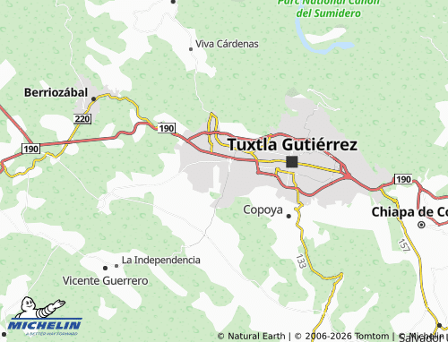 Mapa MICHELIN Génesis - ViaMichelin