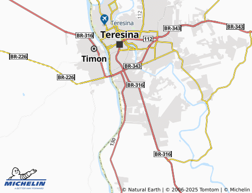 MICHELIN Areias map - ViaMichelin