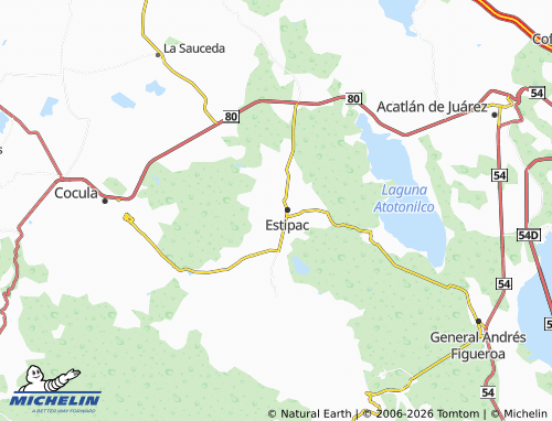 Carte MICHELIN Obrera - ViaMichelin