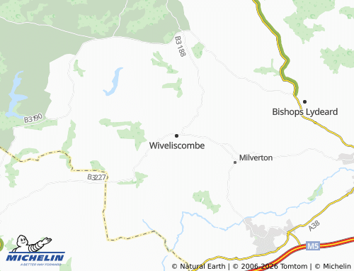 Carte MICHELIN Wiveliscombe - ViaMichelin