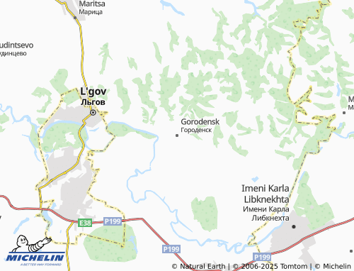 MICHELIN Gorodensk map - ViaMichelin
