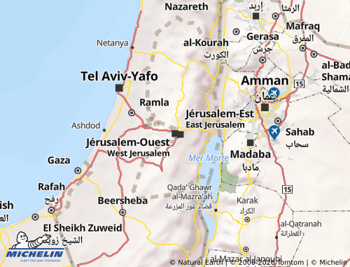 MICHELIN Yerushalayim map - ViaMichelin