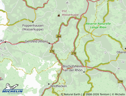 MICHELIN-Landkarte Mosbach - ViaMichelin