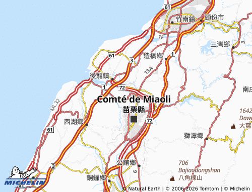 Mappa MICHELIN tian liao wu - ViaMichelin