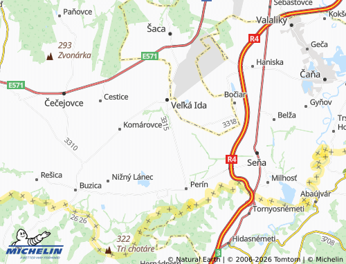 MICHELIN-Landkarte Gomboš - ViaMichelin