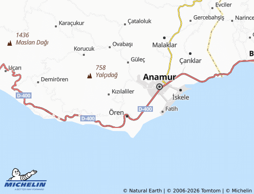 Mappa MICHELIN Alataş - ViaMichelin