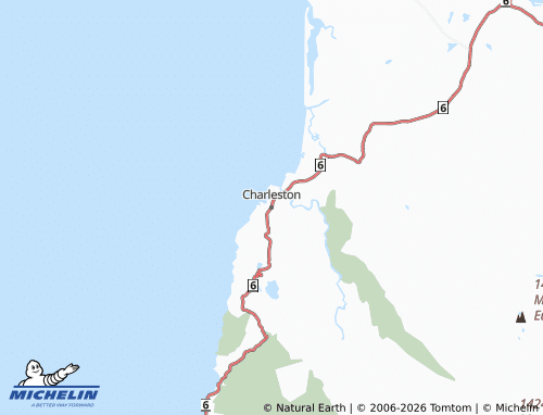 Mapa MICHELIN Charleston - ViaMichelin
