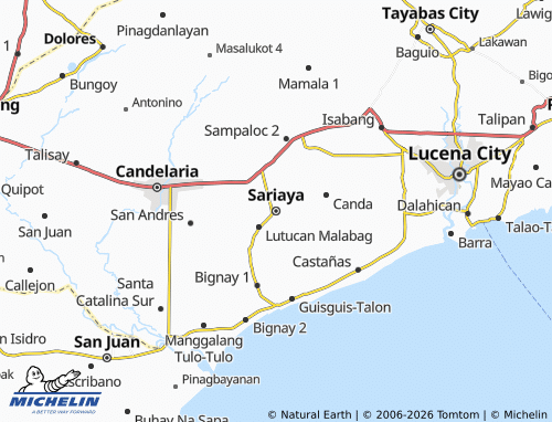 MICHELIN Sariaya map - ViaMichelin