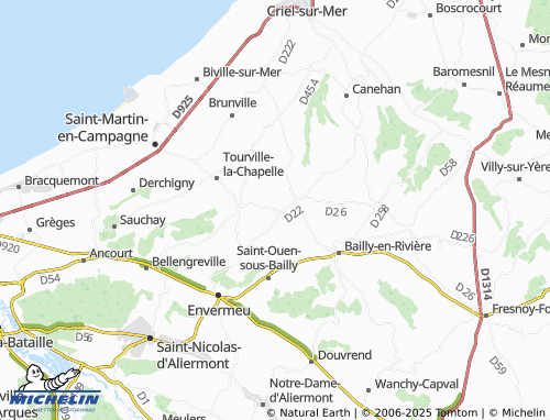 MICHELIN Gouchaupre map - ViaMichelin