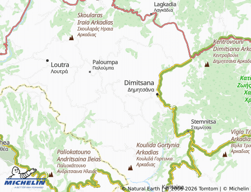 Carte MICHELIN Vlongos - ViaMichelin