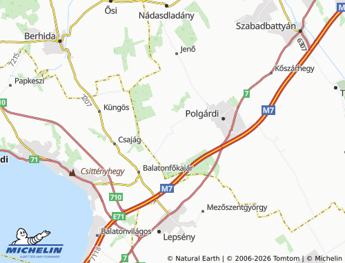 MICHELIN Füle map - ViaMichelin