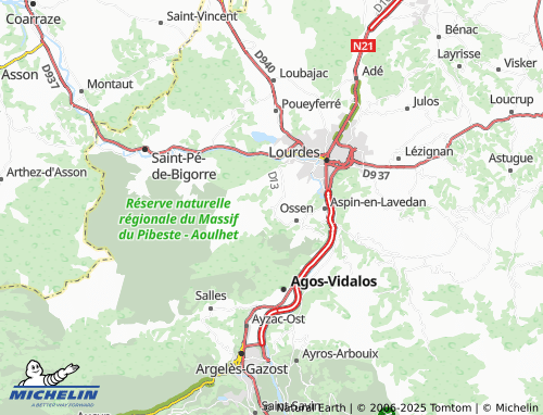 Carte MICHELIN Omex - ViaMichelin