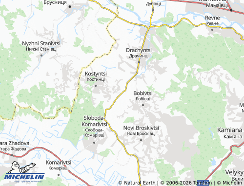 Mappa MICHELIN Yaseny - ViaMichelin