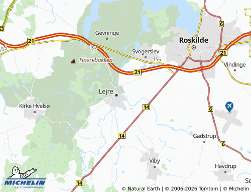 Mapa MICHELIN Assersmølle - ViaMichelin
