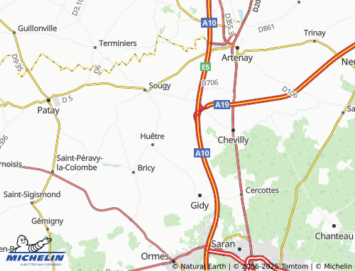 Carte MICHELIN La Provenchère - ViaMichelin