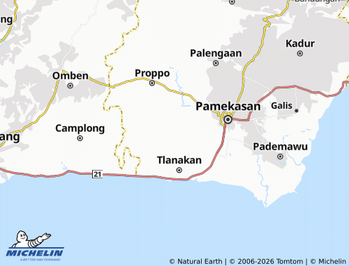 Carte MICHELIN Karanganyar - ViaMichelin