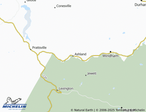MICHELIN Ashland map - ViaMichelin