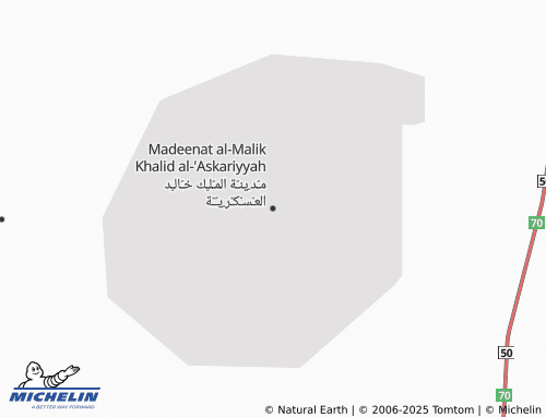 MICHELIN King Khalid Military City map - ViaMichelin