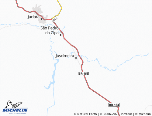 Mapa MICHELIN Juscimeira - ViaMichelin