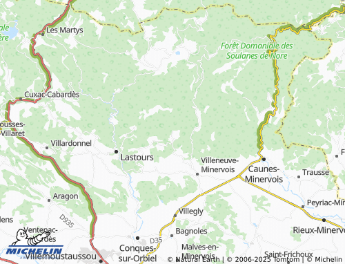 MICHELIN Trassanel map - ViaMichelin