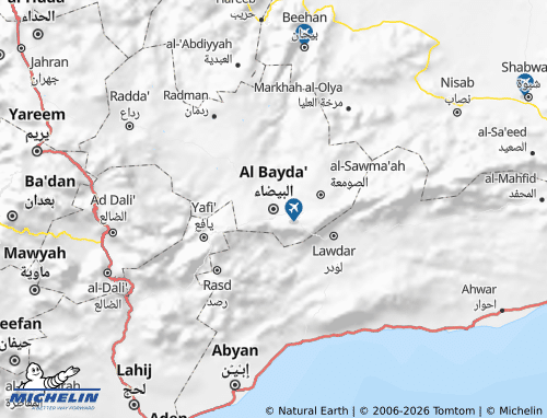 Kaart MICHELIN al-Baydah - ViaMichelin