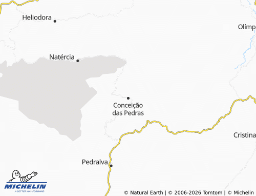 Mapa MICHELIN Conceição das Pedras - ViaMichelin