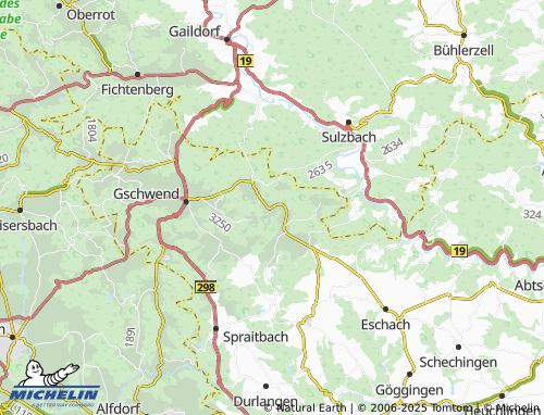 MICHELIN Frickenhofen map - ViaMichelin