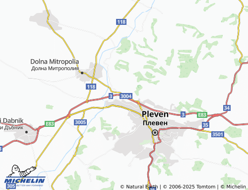 MICHELIN Opanets map - ViaMichelin