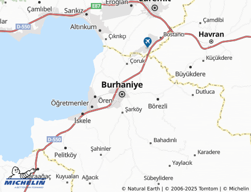 MICHELIN Hacıahmet map - ViaMichelin
