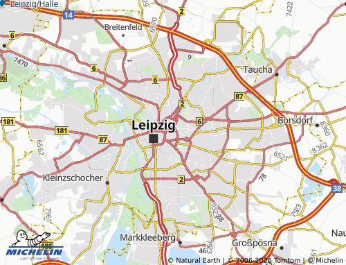 MICHELIN Zentrum-Ost map - ViaMichelin