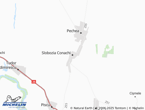 MICHELIN-Landkarte Slobozia Conachi - ViaMichelin