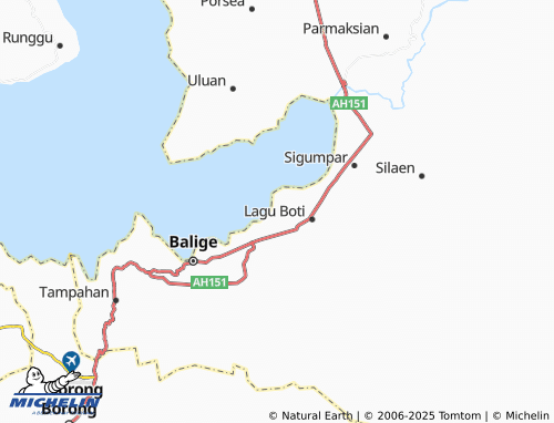 MICHELIN Lumban Bagasan map - ViaMichelin