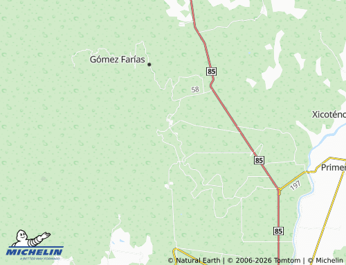 MICHELIN Rancho Alegre map - ViaMichelin