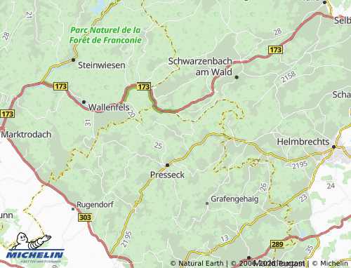 MICHELIN Elbersreuth map - ViaMichelin