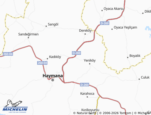 Mapa MICHELIN Çayraz - ViaMichelin