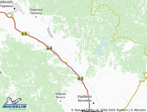 MICHELIN Zleovo map - ViaMichelin