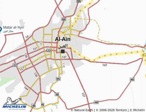 MICHELIN Al Nyadat map - ViaMichelin