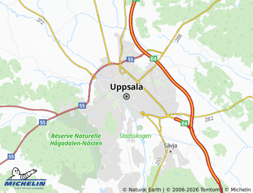Mappa MICHELIN Uppsala - ViaMichelin