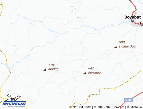 Mappa MICHELIN Çaybaşı - ViaMichelin