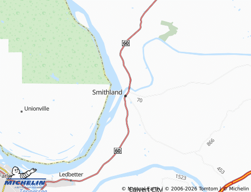Kaart MICHELIN Smithland - ViaMichelin