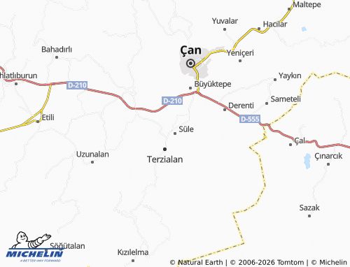 Mapa MICHELIN Süle - ViaMichelin