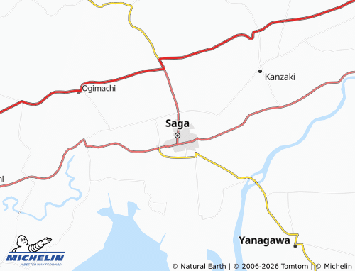 Mapa MICHELIN Saga - ViaMichelin