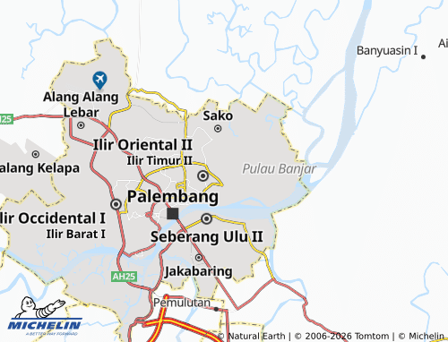 MICHELIN Kalidoni map - ViaMichelin